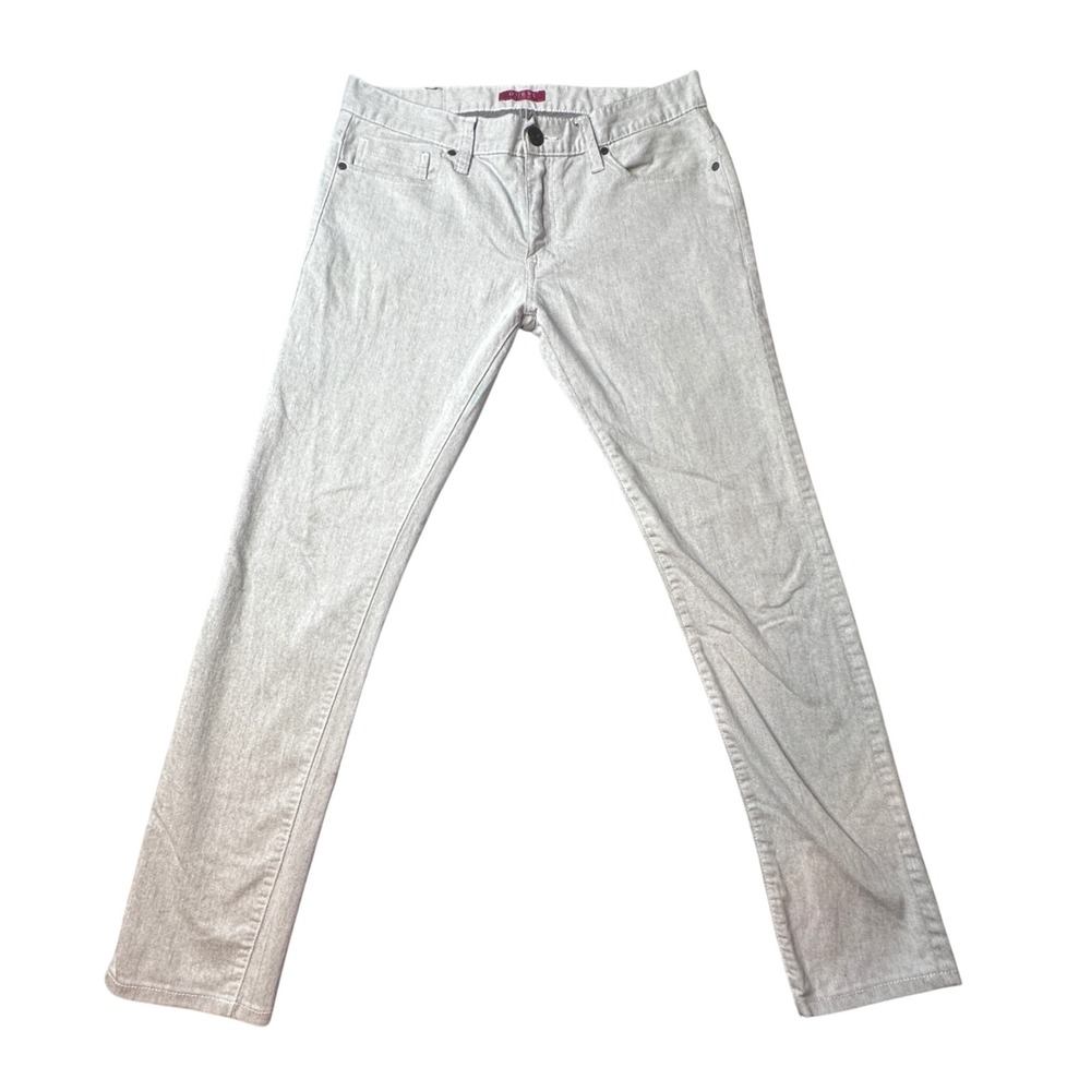 Guess Jeans Men 33x32 (34x30) Gray Slim Straight Leg Denim Pants X71A113022R